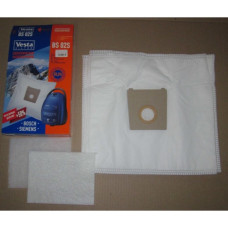 Пылесборники BS 02 S (ориг. Typ B, C, D, E, F, G, H) (BOSCH, CONTI, KARCHER, SCARLETT, SIEMENS, UFESA) (упак. 5+1ф) из сентитического микроволокна