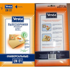 Пылесборники UN-01 (Универсальные) (комплект: 4 мешка-пылесборника с клейкой основой и 1 универсальный фильтр)