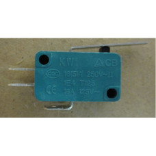 Микропереключатель MSW-02 on-off (10A/250VAC) on-off (без фиксации) (с планкой, планка без колёсика, прямая)