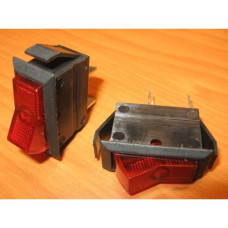 Рокерный переключатель ASW-09-101 on-off красный (SPDT 3P) 20A12VDC;10A125VAC