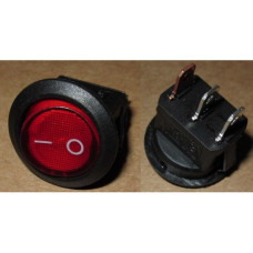 Рокерный переключатель IRS-101-8C on-off красный (10A/125V, 5A/250V AC)