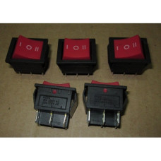 Рокерный переключатель IRS-203-1C on-off-on (красный)