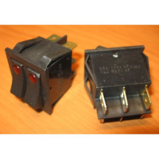 Рокерный переключатель IRS-2101E-1C on-off черный (20A/125V, 15A/250V AC) T120