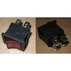 Рокерный переключатель MIRS-201 on-off красный (6.5A/250V, 13A/125V AC)