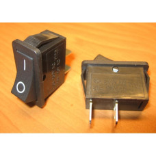 Рокерный переключатель RS-101-16C on-off черный (15A/250VAC, 20A/125VAC T120)