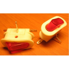 Рокерный переключатель YSR11-11-D/N On-Off красный (10/15A 250/125V)