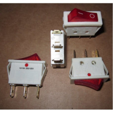 Рокерный переключатель YSR15-11/N-C On-Off с индикацией, 1-й (10/15A 250/125V)