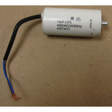 Конденсатор CBB60 10 мКф. 450V (провод) (12AG110)
