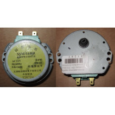 Мотор-редуктор тарелки (поддона) СВЧ 21V SSM-16HR 3,0W (длина штока 8мм) 5/6 об/мин (LG 6549W1S011E) (SVCH038)