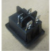 Рокерный переключатель SB091 IP65 on-off 22x30мм (красный)