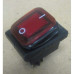 Рокерный переключатель SB091 IP65 on-off 22x30мм (красный)