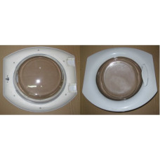 Люк в сборе (Merloni- 116624 с 082825, 116623, 064540) дверца загрузочного люка стиральной машины