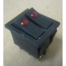 Рокерный переключатель KCD3-2201-C B/6P (on-off) 250V 15A