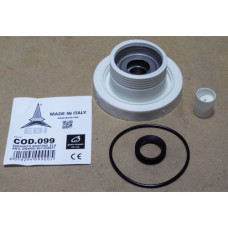 Суппорт бака ELECTROLUX (6203 подш. +V-ring22) (co cторонs шкива, резьба - левая) (4071430971 / 4071374104) (EBI COD. 099) (88382100 / 2217022)