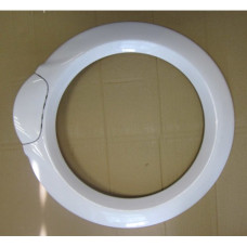 Обод люка VESTEL (внешний) в сборе с ручкой VEGA II (42055651) (белый) (ручка 42042792)