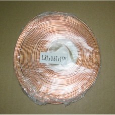 Трубка капилярная (наружний d=1,87мм / внутринний d=0,67мм) ТРУБКА МЕДНАЯ 1,87х0,67 (цена за метр)