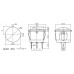 Рокерный переключатель KCD1-101N-5-C3-R/3P on-off (красный)