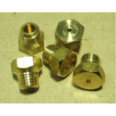Форсунка (жиклер, сопло) d 110 М6 (резьба 0,75) Дарина мод. GM341 горелка передняя правая, задняя правая (прир.газ 2000 Па) ПГ56 01 0... (00000007036)