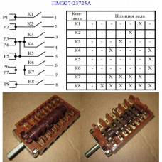 ПМ- 7 "АДС" ПМЭ27-23725А-УХЛ4 (Переключатель электроплиты)