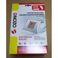 Пылесборники OZONE microne XXL-02 ELECTROLUX синтетические (12 шт.)