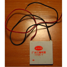 Термоэлектрический охладитель 12V 5.8A, 40mm x 40mm x 3.8mm (Элемент Пельтье) (Радиатор охлаждения / Микросхема кулера) (KL006 / TEC1... (00000000635)