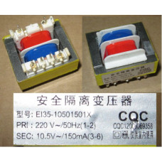 Преобразователь тока EL35-12001501X 220V/12V(150mA) (PRI: 220V ~/50Hz(1-2) SEC: 12.0V~/150mA(3-6) (MV029 / MV-029)
