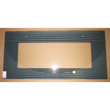 Стекло панорамное внешнее (42,5х89,5 см) Oven door glass grey 96N INDESIT (MERLONI 113732)