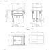 Рокерный переключатель KCD4-201N-C3-R/4P on-off (красный)