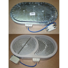Электроконфорка стеклокерамика 1800/1000W, с расширенной зоной под утятницу (WHIRLPOOL 481231018896) (Ceika 2702433832 / 461961520181... (00000001498)