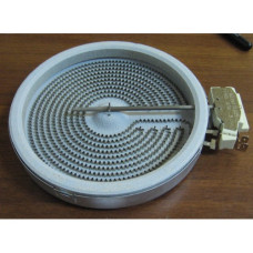 Электроконфорка стеклокерамика D=180mm, 1500W, спираль d=160mm, простая (Merloni 259729) (E.G.O. 10.56117.708)